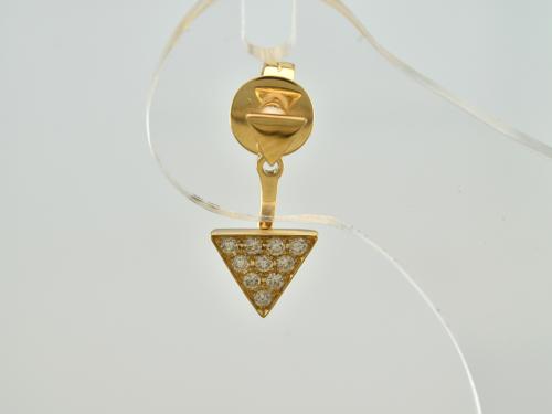 BO OR JAUNE 750/00 3.23g 24 DIAMANT 0.23CT