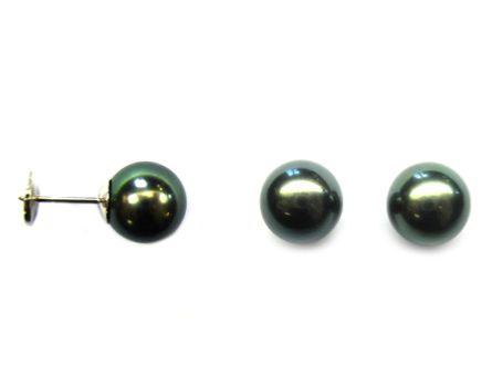 BO OR GRIS 750/00 1.03g MERS DU SUD TAHITI 8/9MM SEMI-RONDE