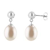 BO OR GRIS 750/00 PERLE DE CULTURE EAU DOUCE CHINE 8/8,5MM
