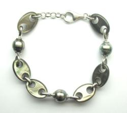 BRACELET ARGENT 925/00 5.00g MERS DU SUD TAHITI