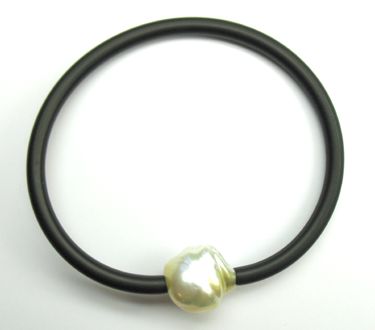 BRACELET MERS DU SUD AUSTRALIE 11/12MM BAROQUE BLANCHE