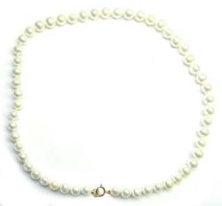 COLLIER OR JAUNE 375/00 0.13g EAU DOUCE CHINE