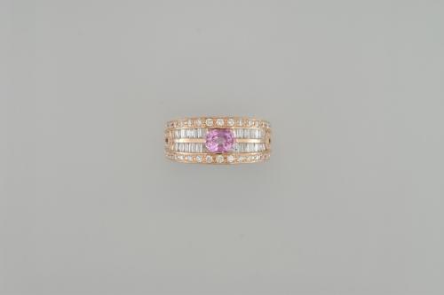 BAGUE OR ROSE 750/00 NPS0.79 D0.44(40bg)+0.47(60r) G6.84