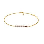 BRACELET OR JAUNE 750/00 PERLE DE CULTURE AKOYA JAPON