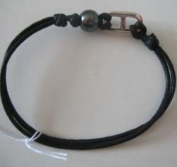 BRACELET ARGENT 925/00 1.55g MERS DU SUD TAHITI 9,5/10MM