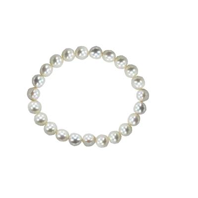 BRACELET ELASTIQUE PERLE DE CULTURE EAU DOUCE CHINE