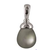 PENDENTIF OR GRIS 750/00 TAHITI 10/11 SB