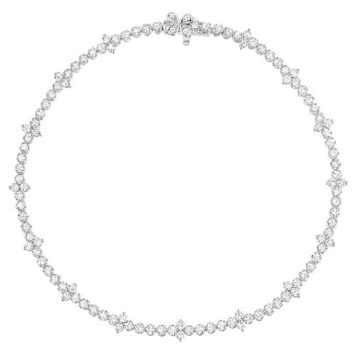 BRACELET OR GRIS 750/00 4.94g 102 DIAMANT 1.43