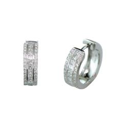 BO OR GRIS 750/00 DIAMANT PRINCESSE BLANC DIAMANT ROND BLANC   D0.46(22pr)+0.23(60r) G5.05         ND BLANC 