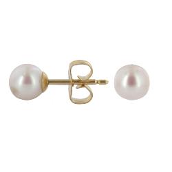 BO OR JAUNE 375/00 0.32g EAU DOUCE CHINE 7/7,5MM SEMI-RONDE BLANC