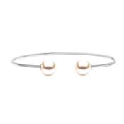 BRACELET OR GRIS  750/00 PERLE DE CULTURE EAU DOUCE CHINE 8,5/9MM