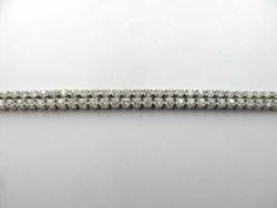 BRACELET OR GRIS 750/00 7.51g 148 DIAMANT 2.53