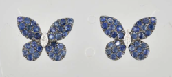 BO OR GRIS 750/00 SAPHIR DIAMANT S0.65(64) D0.02(4) G2.08 MA