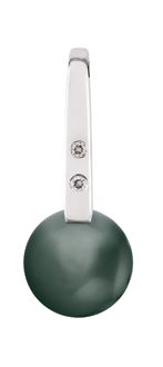 PENDENTIF ARGENT 925/00 1.95g MERS DU SUD TAHITI 9/10MM CERCLEE ARGENT 2 DIAMANT BLANC 0.01CT