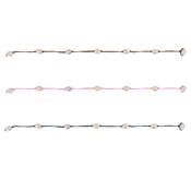 LOT DE 3 COLLIERS EAU DOUCE 9/10MM