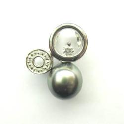 PENDENTIF ARGENT 925/00 3.15g MERS DU SUD TAHITI 9/9,5MM POIRE ARGENT