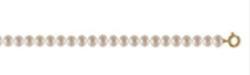 COLLIER OR JAUNE 750/00 0.45g EAU DOUCE CHINE 6/6,5MM RONDE