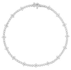 BRACELET OR GRIS 750/00 4.94g 102 DIAMANT 1.43