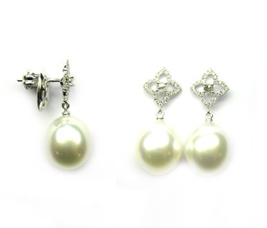 BO OR GRIS 750/00 4.60g MERS DU SUD AUSTRALIE 11/12MM POIRE