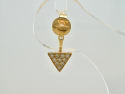 BO OR JAUNE 750/00 3.23g 24 DIAMANT 0.23CT
