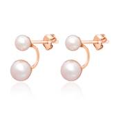 BO OR ROSE 750/00 PERLE DE CULTURE EAU DOUCE CHINE 6/8,5MM