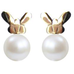 BO OR JAUNE 375/00 0.22g EAU DOUCE CHINE 4/4,5MM RONDE BLANCHE