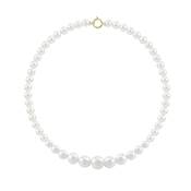 COLLIER OR JAUNE 750/00 PERLE DE CULTURE EAU DOUCE CHINE 8,5/12MM