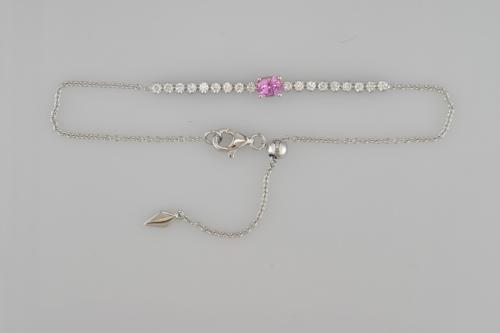 BRACELET OR GRIS 750/00 PS0.47 D0.31(18) G2.38