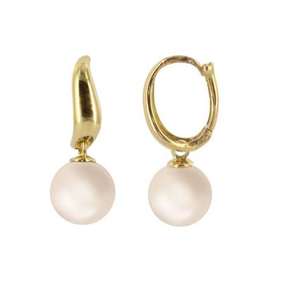 BO OR JAUNE 750/00 PERLE DE CULTURE EAU DOUCE CHINE 9/9,5MM