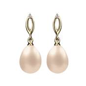 BO OR JAUNE 750/00 PERLE DE CULTURE EAU DOUCE CHINE 8/8,5MM