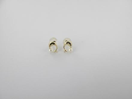 BO OR JAUNE 375/00 EAU DOUCE CHINE 3/3,5MM SEMI-RONDE BLANCHE